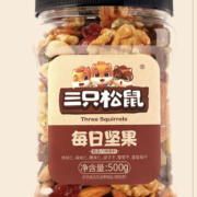 三只松鼠每日坚果礼零食大礼包3+3每日坚果400g罐装