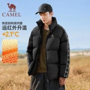 88VIP会员：CAMEL 骆驼 短款羽绒服男女2023冬季新款防风防水蓄热立领保暖羽绒面包服