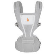 ERGObaby美国二狗背带omni360透气系列全段阶四式婴儿背带抱娃神器 透气款-腰凳灰色（0个月-4岁）