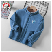 史努比SNOOPY摇粒绒外套2023款儿童秋冬绒上衣秋装衣服【建议拍大一码】 摇粒绒外套S01棕色【标准款】 140【适合身高130CM】