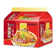 康师傅方便面劲爽乐70g*5袋红烧牛肉面速食夜宵泡面