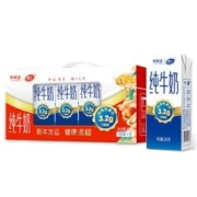 新希望雪兰高原全脂纯牛奶200g*12盒*6箱