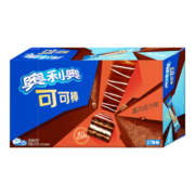 奥利奥（Oreo） 可可棒 巧克棒 浓情黑巧克力味涂层威化饼干 休闲零食饼干 -黑巧克力味 313.2g 1盒 27条 g