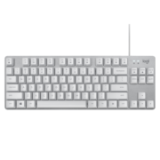 罗技（Logitech）K835机械键盘 有线键盘 游戏办公键盘 84键 白色 TTC轴 青轴