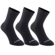 DECATHLON 迪卡侬 500系列 RS160 中性运动高筒袜 8395032 黑色 39-42