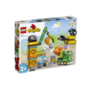 乐高（LEGO） 得宝大颗粒婴幼儿拼搭积木玩具新年春节礼物 10990 忙碌的建筑工地