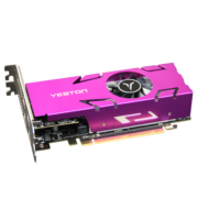 盈通 （yeston）RX550 4G 4HDMI 4屏显卡 GA 半高 支持HDMI直连 支持转接VGA及DVI-D输出 专业多屏显卡