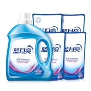 蓝月亮  机洗手洗 薰衣草香洗衣液 10斤*2件（3kg瓶+500g袋*4）
