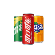 PLUS会员，需首购：（Coca-Cola）可口可乐 可乐*12 雪碧*8 芬达*4 有糖汽水 碳酸饮料  330ml*24瓶 *2件