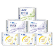 ABC 卫生巾姨妈巾整箱棉柔日用护翼超长夜用6包国货特惠组合套装女