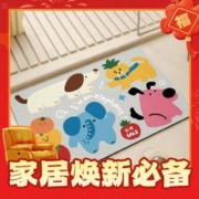 爆卖年货：四月物语 卡通潮酷软硅藻泥吸水垫 浴室地垫 40*60cm