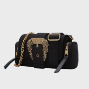 Versace Jeans Couture 范思哲 女士单肩斜挎包 黑色 礼物