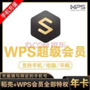 WPS 金山软件 超级会员一年12个月