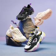 斯凯奇（Skechers）复古跑步鞋时尚休闲老爹鞋透气轻便潮流运动鞋 149916-BKMT 黑色/多彩色 女鞋 35