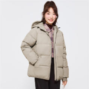 GIORDANO 佐丹奴 外套女装鸭绒插肩袖连帽羽绒外套 13372770