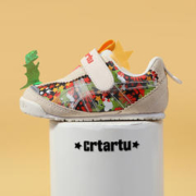 CRTARTU 卡特兔 儿童2022新款软底皮鞋女童春秋宝宝学步鞋机能鞋婴儿鞋