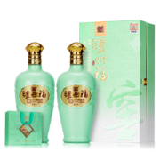 泸州股份出品，泸州福 紫陶装 52度纯粮浓香型白酒 500ml*2瓶装