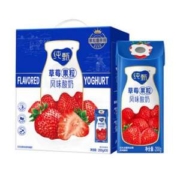 蒙牛 纯甄 草莓果粒常温风味酸奶 200g*10盒 *2件