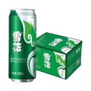 雪花 仅京津冀发货雪花清爽啤酒8度500ml*12三箱听装沈阳产雪花整箱