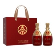 WULIANGYE 五粮液 股份出品浓香型高度白酒金谷春52度 500mL*2礼盒装