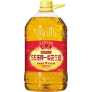 PLUS会员：福花鲁花集团出品 食用油 5S压榨一级花生油6.18L