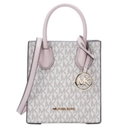 【自营】Michael Kors 迷你老花配皮斜挎包