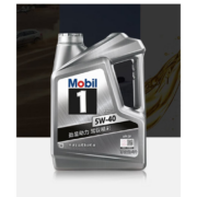 美孚（Mobil）保养单次卡 银美孚1号汽机油5W-40 SP级 4L 含机滤包安装