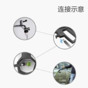 LUTIAN 绿田 洗车机配件原装高压管出水管加厚耐用 3米出水延长管（两端快插）