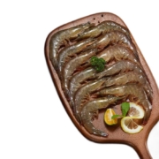京东京造 鲜冻白虾1.8kg 约90-108只 海鲜 水产 白虾 厄瓜多尔