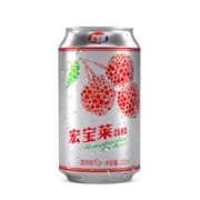 宏宝莱 汽水 荔枝味330ml*24罐