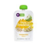 小皮（Little Freddie）燕麦香蕉苹果泥 婴儿水果泥 欧洲进口宝宝辅食泥谷物泥100g*1袋