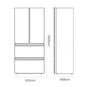 TOSHIBA 东芝 雾语系列 GR-RF534WE-PM137 风冷多门冰箱 515L 绸缎灰