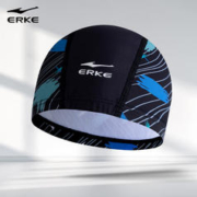 ERKE 鸿星尔克 泳帽布帽成人男女通用 专业亲肤舒适长发不勒头游泳帽