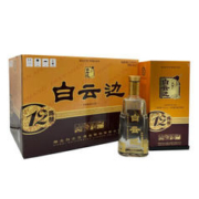降价！白云边 十二年陈酿 白酒42度浓酱兼香型450ml*6瓶