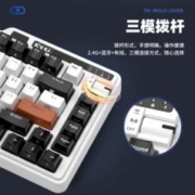 KZZI 珂芝 K75 性能版 82键 2.4G蓝牙 多模无线机械键盘 游戏机 相遇轴 RGB