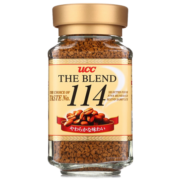 UCC悠诗诗 114黑咖啡 速溶咖啡 90g/瓶 均衡细腻