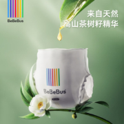 plus会员:bebebus 金标茶树精华纸尿裤 M4片