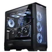 PHANTEKS追风者P500A黑中塔ATX台式nas电脑水冷机箱(360水冷/3x140风扇/Type-C/支持4090/4080super显卡)