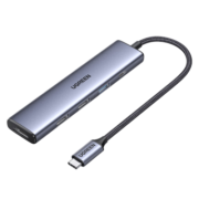 绿联Type-C扩展坞USB-C分线器雷电4拓展坞转HDMI转换器4k转接头通用苹果MacBook华为笔记本电脑iPad