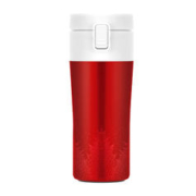LOCK&LOCK One Touch系列 LHC3280RED-XM 圣诞乐活 保温杯 360ml 红