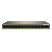 腾达（Tenda）TEG1016M 16口千兆交换机 企业级交换器  工程监控网络分线器 分流器 金属机身