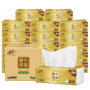 概率券、plus会员：清风抽纸 金装3层100抽*18包