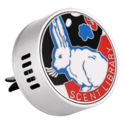 氣味圖書館（SCENT LIBRARY）车载香水车载香薰汽车摆件车内除味空调出风口 清香礼物送女友 黑色外壳+液体替换片凉白开