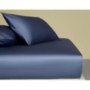 MIDO HOUSE 铭都家居 100支床笠单件 海因蓝 120*200cm+30cm