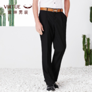 Virtue 富绅 垂坠款 黑色双褶款 YKM30221 92cm(180/90) *2件