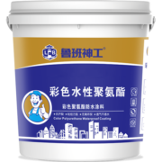 鲁班神工 防水涂料屋顶外墙补漏材料楼房裂缝水泥顶堵漏水性聚氨酯防水胶 【水泥色】36斤（约36㎡）+工具