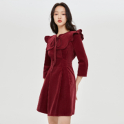7日10点开始：VERO MODA 秋冬灯芯绒热销复古连衣裙 32237C060F15