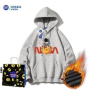 NASA WEEK 2023圆领连帽卫衣卫裤男女潮牌宽松简约秋冬季套装