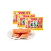 88VIP:韩国进口客唻美手撕蟹味棒蟹柳蟹肉棒90g*3袋 低脂零食火锅搭档
