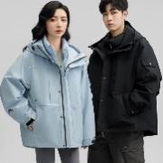 需首购：YAYA 鸭鸭 冰壳系列 三合一外套 羽绒内胆